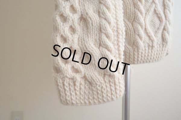 画像11: KELLY KNITWEAR フィッシャーマンニットカーディガン　 MADE IN IRELAND　 実寸L 