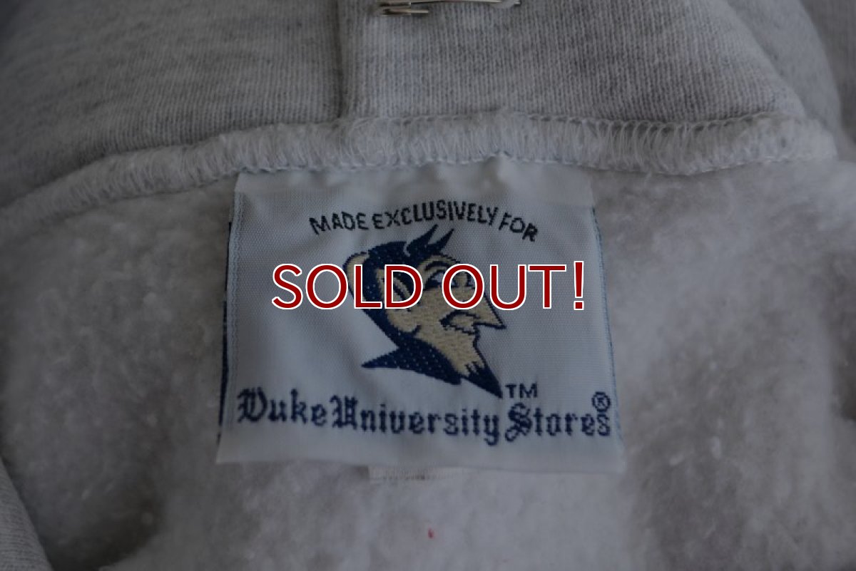 画像5: 1990s The Cotton Exchange DUKE UNIVERSITY リバースウィーブパーカー　 MADE IN USA　 表記XXL  (5)
