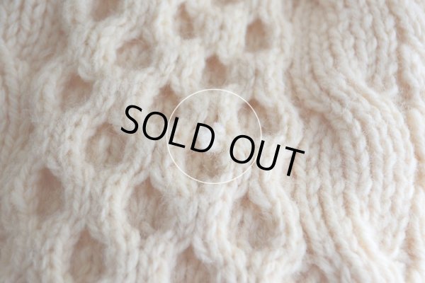 画像12: KELLY KNITWEAR フィッシャーマンニットカーディガン　 MADE IN IRELAND　 実寸L 