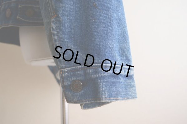 画像13: 1960s〜 LEVI'S 70505E 裏ブランケット付きデニムジャケット  実寸42