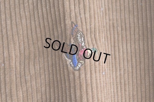 画像9: Brooks Brothers カモ刺繍 太畝コーデュロイパンツ  表記W34 L30