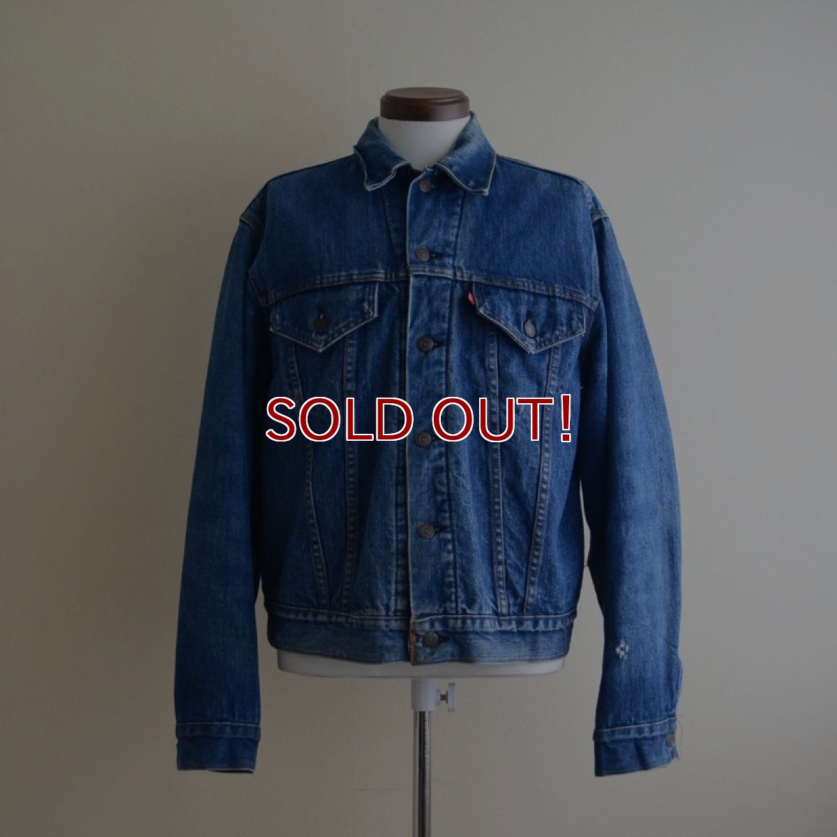 画像1: 1970s Levi's 70505-0317 裏ブランケット付きデニムジャケット　 実寸42-44  (1)