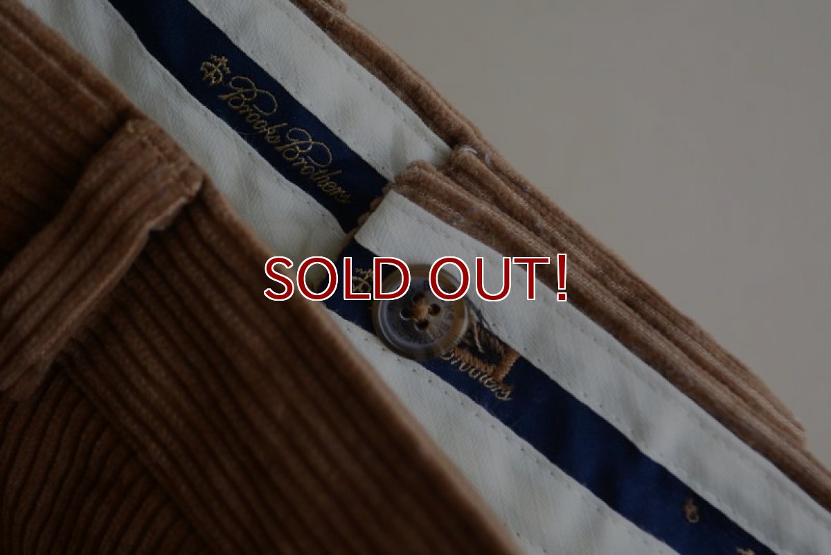 画像5: Brooks Brothers カモ刺繍 太畝コーデュロイパンツ　 表記W34 L30  (5)