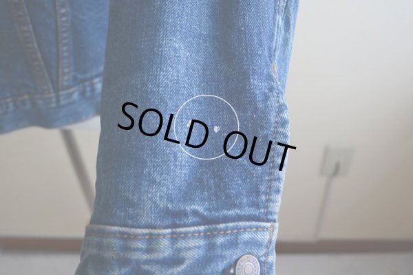 画像17: 1960s〜 LEVI'S 70505E 裏ブランケット付きデニムジャケット  実寸42
