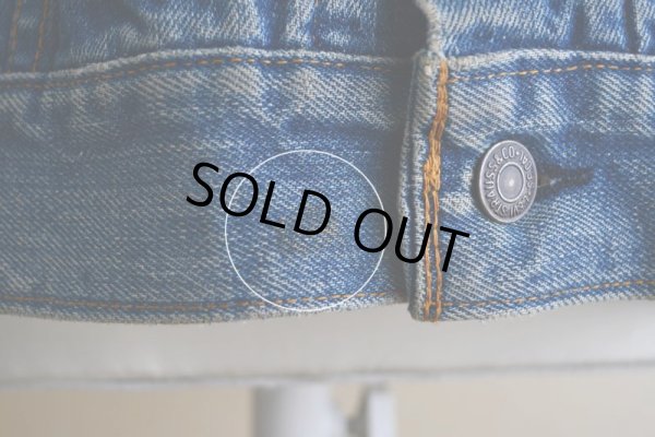 画像18: 1970s Levi's 70505-0317 裏ブランケット付きデニムジャケット　 実寸42-44 