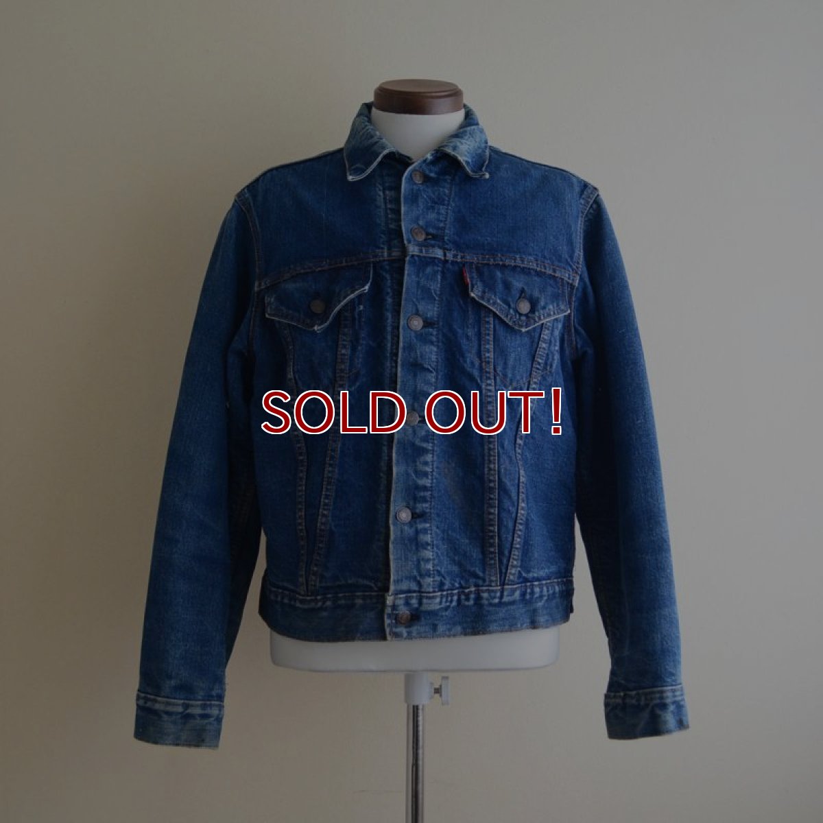 画像1: 1960s〜 LEVI'S 70505E 裏ブランケット付きデニムジャケット　 実寸42  (1)