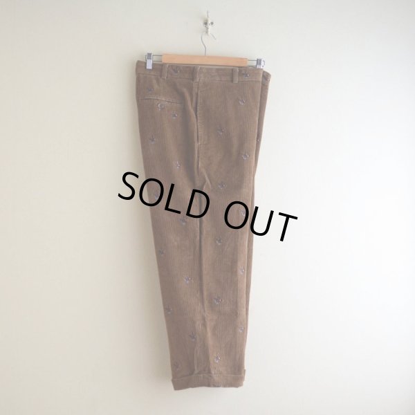 画像3: Brooks Brothers カモ刺繍 太畝コーデュロイパンツ  表記W34 L30