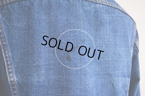 画像19: 1960s〜 LEVI'S 70505E 裏ブランケット付きデニムジャケット  実寸42