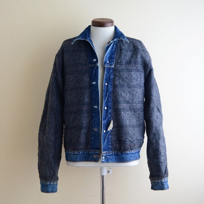 1970s Levi's 70505-0317 裏ブランケット付きデニムジャケット 実寸42