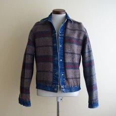 画像5: 1960s〜 LEVI'S 70505E 裏ブランケット付きデニムジャケット　 実寸42  (5)