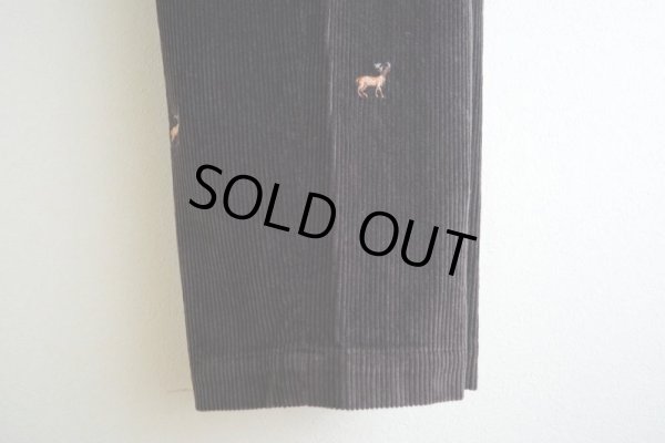 画像11: Brooks Brothers シカ刺繍 太畝コーデュロイパンツ  表記W36 L30