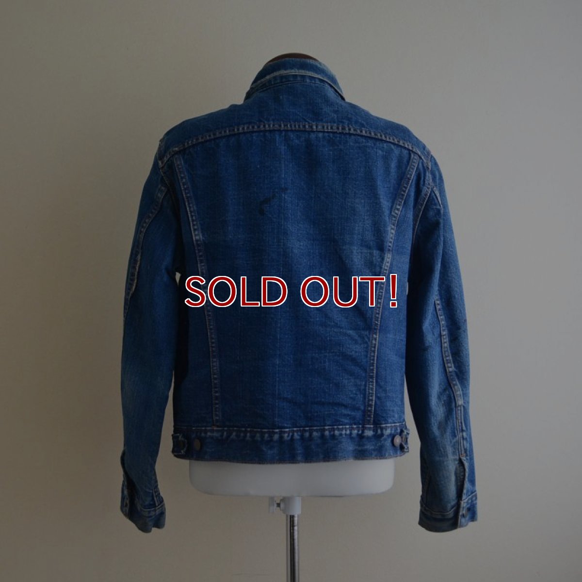 画像3: 1960s〜 LEVI'S 70505E 裏ブランケット付きデニムジャケット　 実寸42  (3)