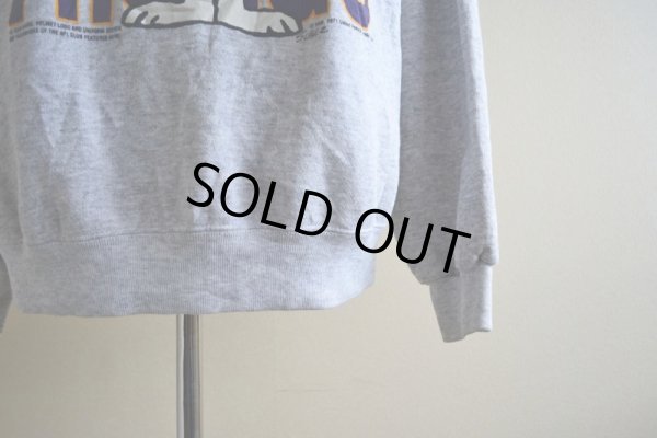 画像12: 1980s JOE COOL MINNESOTA VIKINGS NFL プリントスウェット　 実寸L-XL 