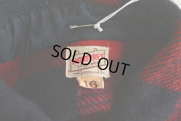 画像5: 1950s〜 MONTEREY SPORTWEAR マチ付きウールシャツ  表記16