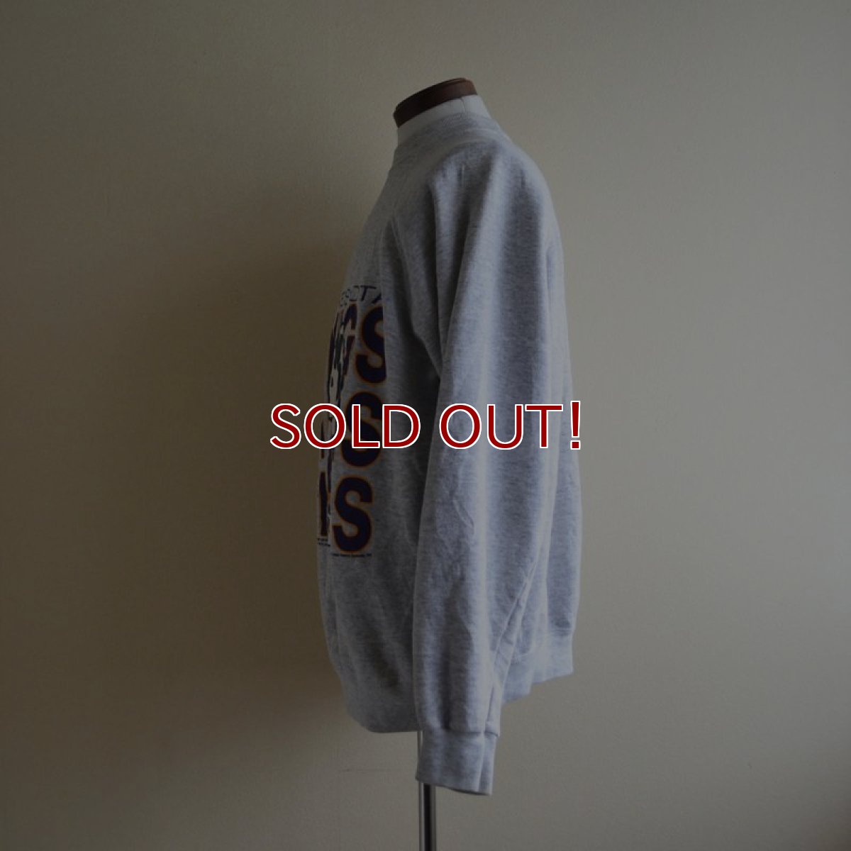 画像4: 1980s JOE COOL MINNESOTA VIKINGS NFL プリントスウェット　 実寸L-XL  (4)