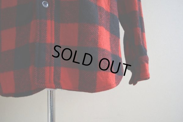 画像9: 1950s〜 MONTEREY SPORTWEAR マチ付きウールシャツ  表記16