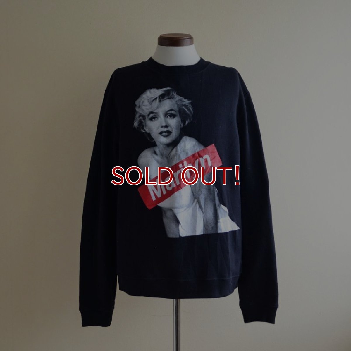 画像1: MarilynMonroe フォトスウェット　 表記XL  (1)
