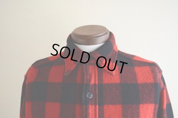 画像6: 1950s〜 MONTEREY SPORTWEAR マチ付きウールシャツ  表記16