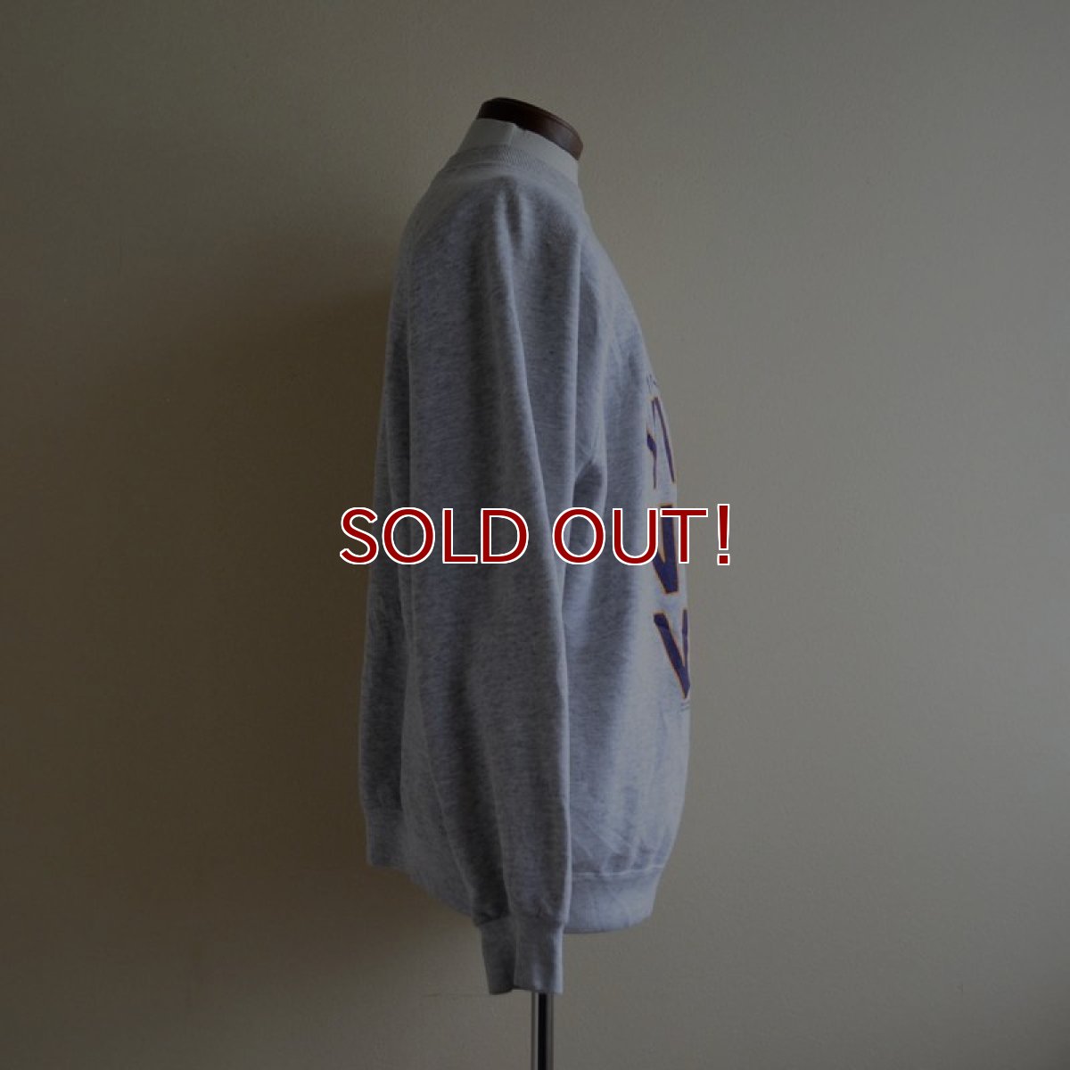 画像2: 1980s JOE COOL MINNESOTA VIKINGS NFL プリントスウェット　 実寸L-XL  (2)