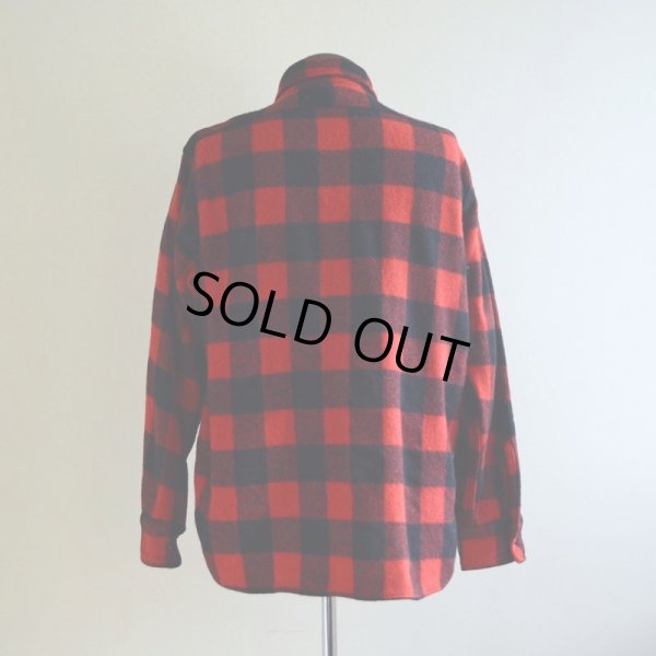 画像3: 1950s〜 MONTEREY SPORTWEAR マチ付きウールシャツ  表記16