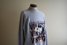 画像7: 1980s JOE COOL MINNESOTA VIKINGS NFL プリントスウェット　 実寸L-XL  (7)