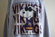 画像8: 1980s JOE COOL MINNESOTA VIKINGS NFL プリントスウェット　 実寸L-XL 