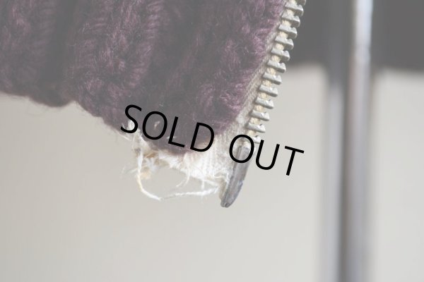 画像12: 1960s〜 ダイヤ柄カウチンセーター　 実寸M 