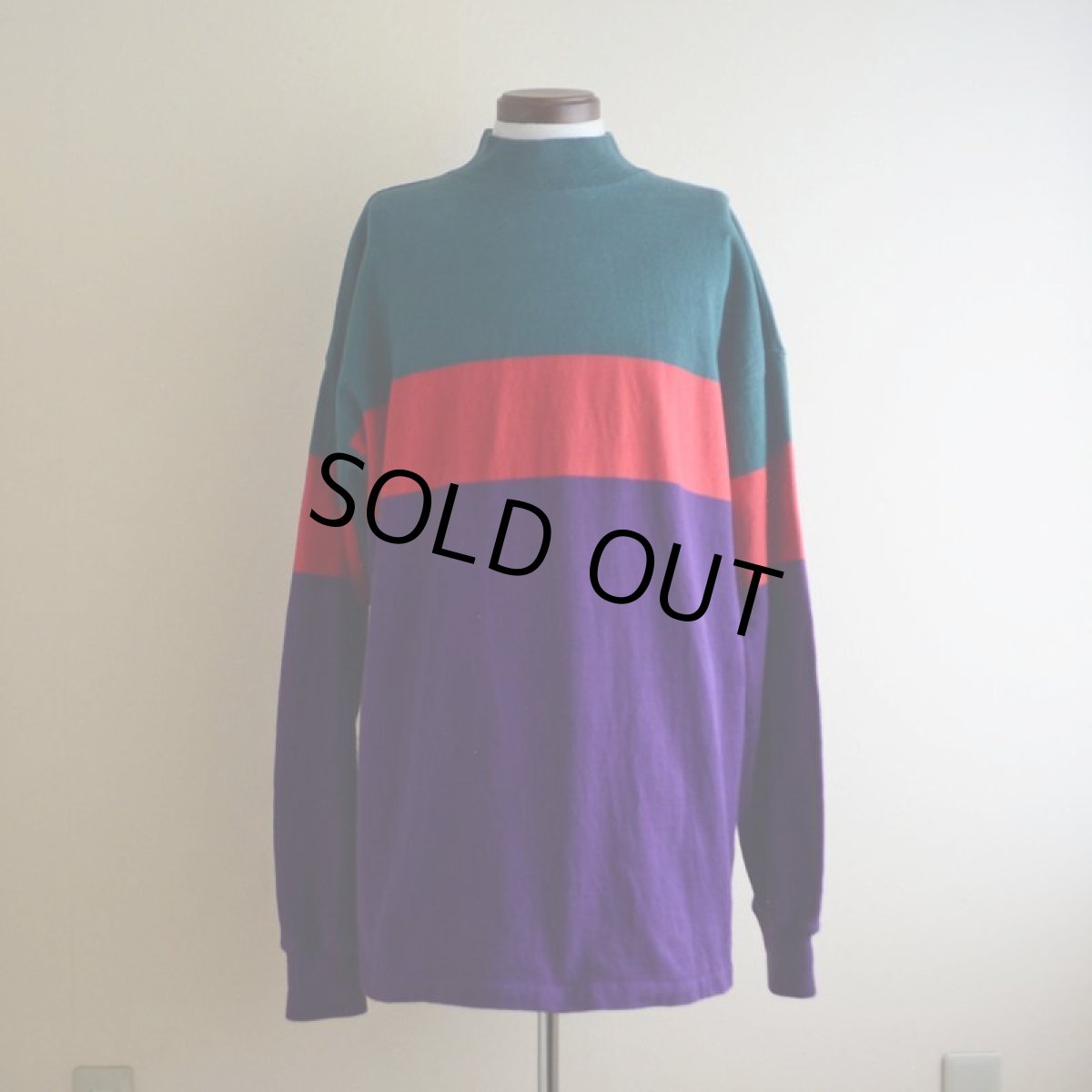 画像1: 1980-90s L.L.Bean モックネックシャツ　 MADE IN USA　 表記XL  (1)