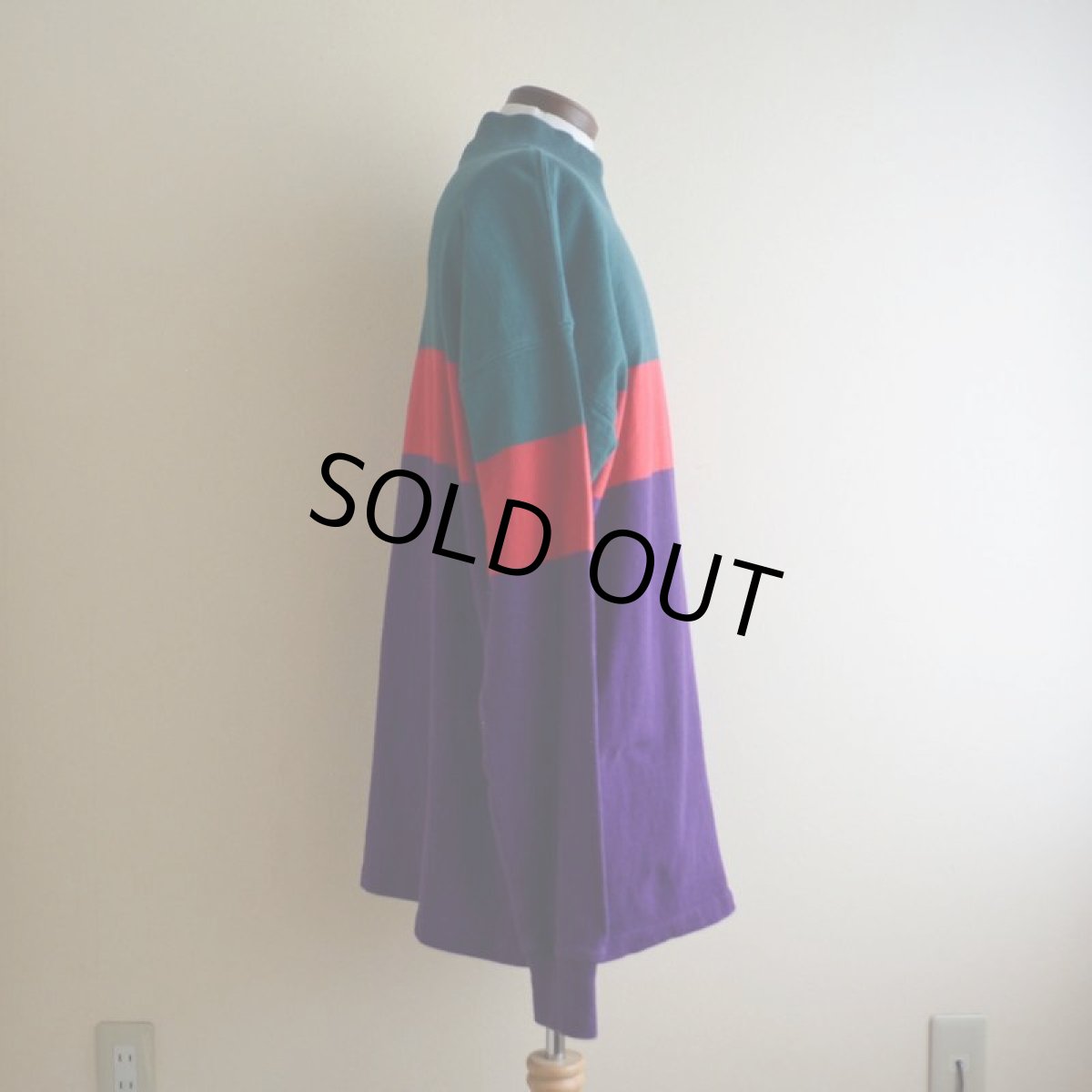 画像2: 1980-90s L.L.Bean モックネックシャツ　 MADE IN USA　 表記XL  (2)