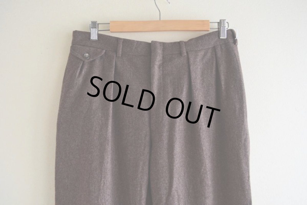 画像5: 1990s Polo by RalphLauren ツータックウールトラウザー　 MADE IN USA　 実寸W32  (5)