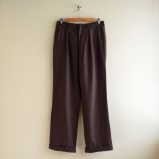 画像1: 1990s Polo by RalphLauren ツータックウールトラウザー　 MADE IN USA　 実寸W32  (1)