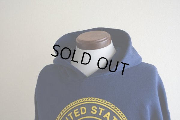画像6: US.NAVY スウェットパーカー  MADE IN USA  表記L