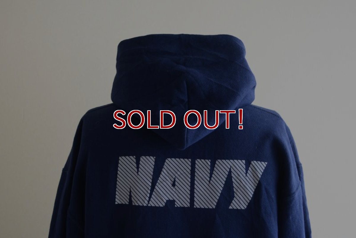画像11: US.NAVY スウェットパーカー　 MADE IN USA　 表記M  (11)