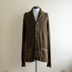 画像1: Polo Ralph Lauren ショールカラーカーディガン　 COTTON×LINEN　 表記XL  (1)