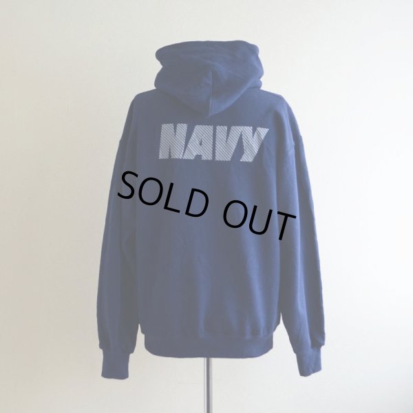 画像3: US.NAVY スウェットパーカー  MADE IN USA  表記M