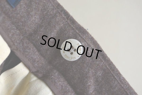 画像12: 1990s Polo by RalphLauren ツータックウールトラウザー  MADE IN USA  実寸W32