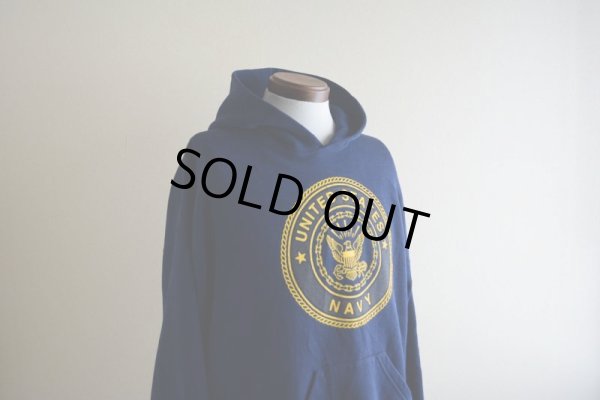 画像7: US.NAVY スウェットパーカー  MADE IN USA  表記L