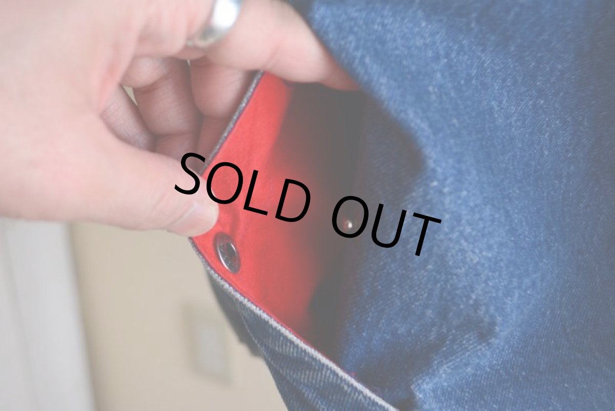 画像14: 1990s Polo by Ralph Lauren チンスト付きデニムジャケット　 MADE IN USA　 表記XL  (14)