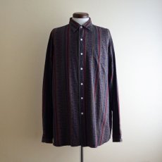 画像1: Polo by RalphLauren 総柄シャツ　 SILK×COTTON　 表記XL  (1)