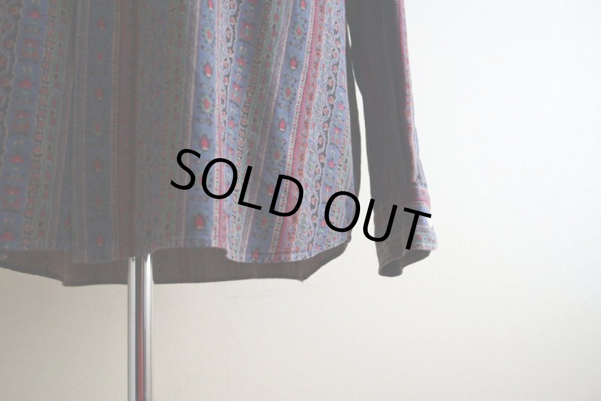 画像9: Polo by RalphLauren 総柄シャツ　 SILK×COTTON　 表記XL  (9)