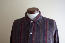 画像6: Polo by RalphLauren 総柄シャツ　 SILK×COTTON　 表記XL  (6)