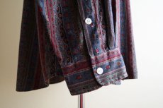 画像10: Polo by RalphLauren 総柄シャツ　 SILK×COTTON　 表記XL  (10)