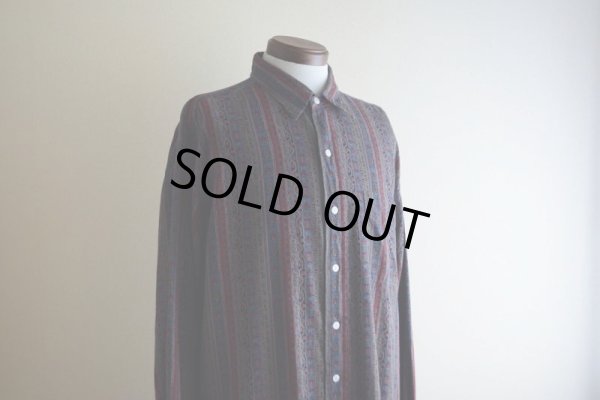 画像8: Polo by RalphLauren 総柄シャツ  SILK×COTTON  表記XL