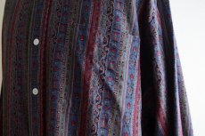 画像7: Polo by RalphLauren 総柄シャツ　 SILK×COTTON　 表記XL  (7)