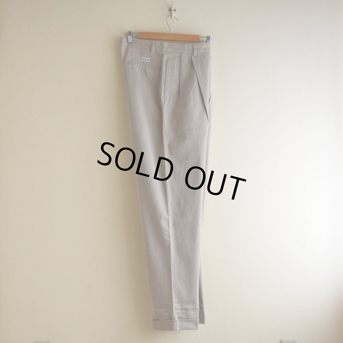 画像3: Polo RalphLauren ツータックチノトラウザー　 表記33×34  (3)