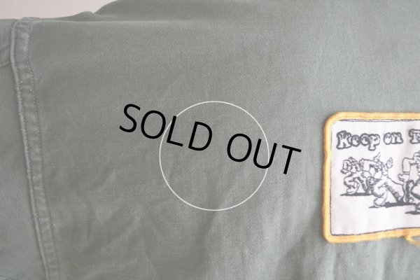 画像15: 1950s US.ARMY OG107 ユーティリティシャツ  1st初期  実寸S