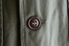 画像10: 1950s US.ARMY OG107 ユーティリティシャツ　 1st初期　 実寸S  (10)