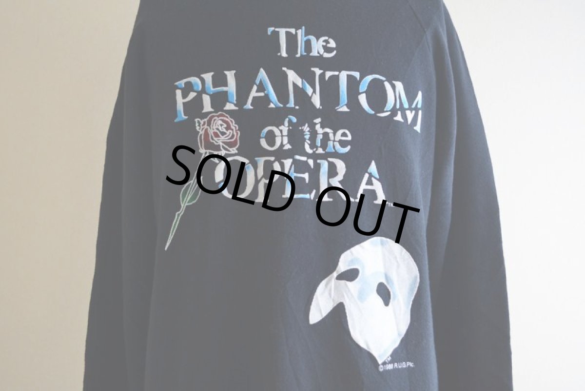 画像8: 1980s オペラ座の怪人 ミュージカルスウェット　 MADE IN USA　 表記XL  (8)