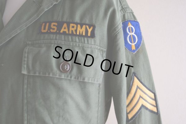 画像8: 1950s US.ARMY OG107 ユーティリティシャツ  1st初期  実寸S