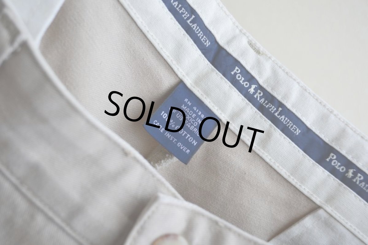 画像9: Polo RalphLauren ツータックチノトラウザー　 表記33×34  (9)